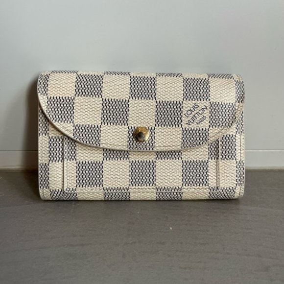 Louis Vuitton Pochette Solo Damier Azur Pouch *BELT NOT INCLUDED* - Picture 1 of 9